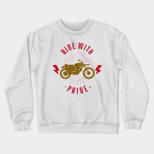 Motorcyclist Proud Biker Motorbike Crewneck Sweatshirt